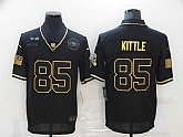 Nike 49ers 85 George Kittle Black Gold 2020 Salute To Service Limited Jersey Dzhi,baseball caps,new era cap wholesale,wholesale hats